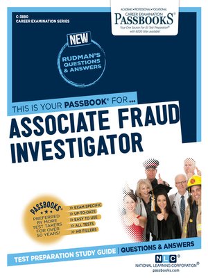 cover image of Associate Fraud Investigator